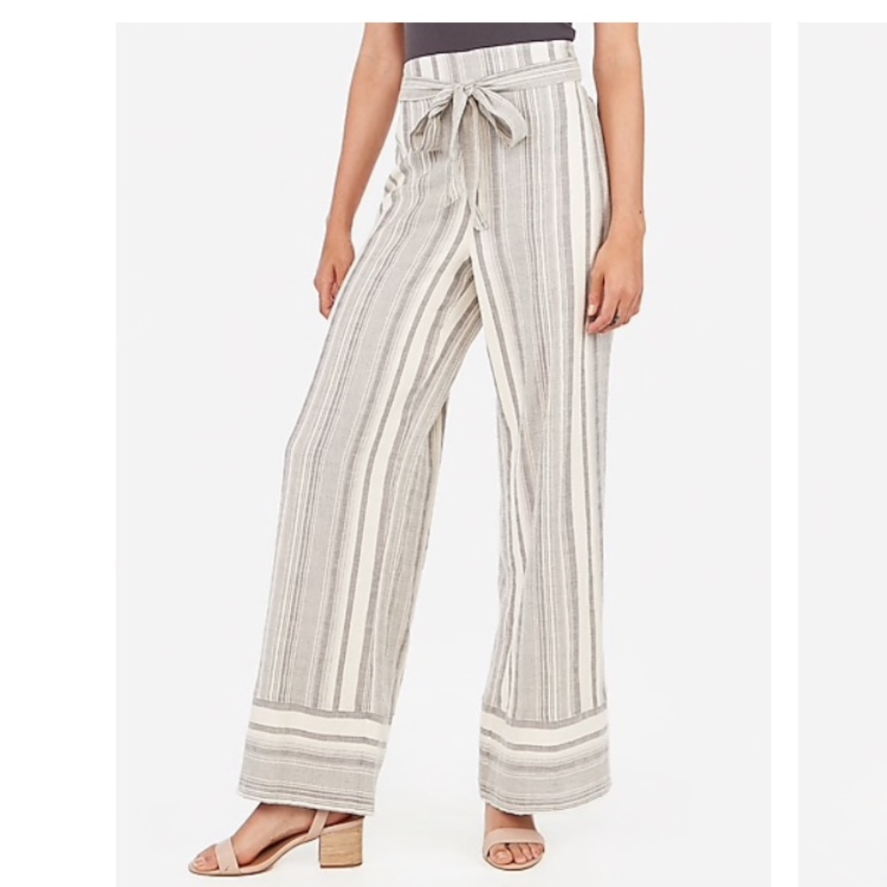 Express High Waisted Linen‎ Pants